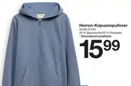 Zeeman Herren-Kapuzenpullover Angebot