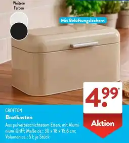 Aldi Süd CROFTON Brotkasten Angebot