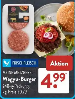Aldi Süd Wagyu-Burger Angebot