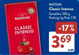 Aldi Süd BARISSIMO Classic Intenso Angebot