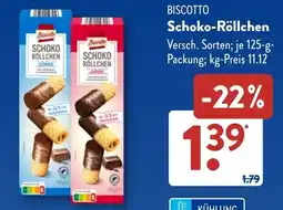 Aldi Süd Biscotto Schoko-Röllchen Angebot