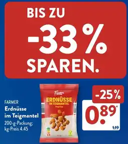Aldi Süd Farmer Erdnüsse im Teigmantel Angebot