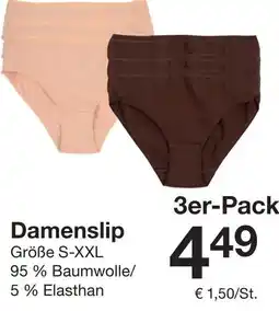 Zeeman Damenslip Angebot