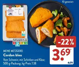 Aldi Süd Cordon bleu Angebot