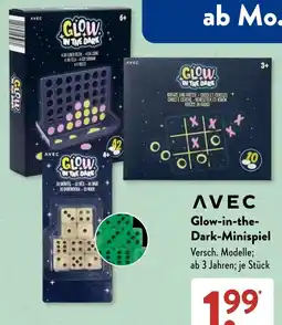 Aldi Süd AVEC Glow-in-the-Dark-Minispiel Angebot