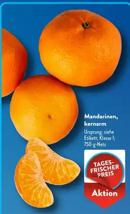 Aldi Süd Mandarinen, kernarm Angebot