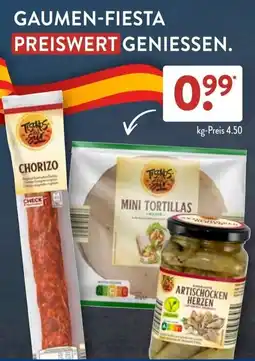Aldi Süd TOMAS'S SALZ CHORIZO Angebot