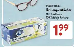 Aldi Süd POWER FORCE Brillenputztücher Angebot
