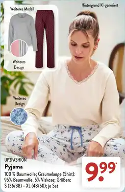 Aldi Süd UP2FASHION Pyjama Angebot