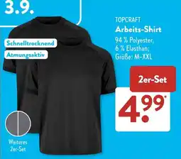 Aldi Süd TOPCRAFT Arbeits-Shirt Angebot
