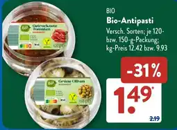 Aldi Süd Bio-Antipasti Angebot