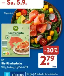 Aldi Süd Bio-Räucherlachs Angebot