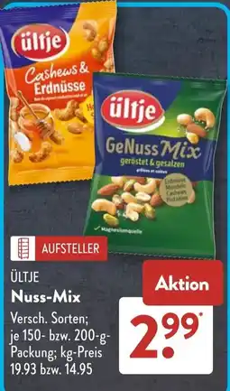 Aldi Süd ültje Nuss-Mix Angebot