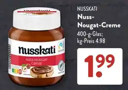 Aldi Süd nusskati Nuss-Nougat-Creme Angebot