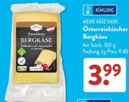 Aldi Süd Österreichischer Bergkäse Angebot