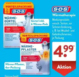Aldi Süd S-O-S Wärmepflaster Angebot
