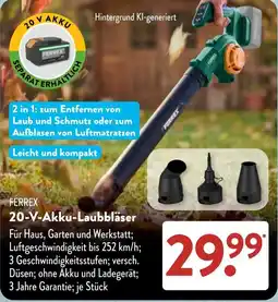 Aldi Süd FERREX 20-V-Akku-Laubbläser Angebot