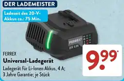 Aldi Süd FERREX Universal-Ladegerät Angebot