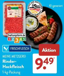 Aldi Süd MEINE METZGEREI Rinder-Hackfleisch Angebot