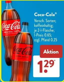 Aldi Süd Coca-Cola Angebot