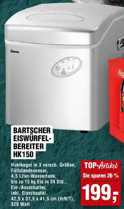 EDEKA Foodservice Bartscher eiswürfelbereiter hk150 Angebot