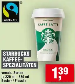 EDEKA Foodservice Starbucks kaffeespezialitäten Angebot
