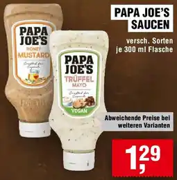 EDEKA Foodservice Papa joe's saucen Angebot