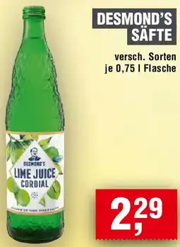 EDEKA Foodservice Desmond's säfte Angebot