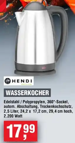 EDEKA Foodservice HENDI Wasserkocher Angebot