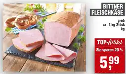 EDEKA Foodservice Bittner fleischkäse Angebot