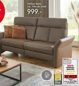 Möbel Martin Mondo 3-Sitzer Sofa Angebot