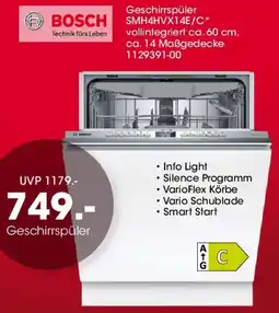 Möbel Martin BOSCH Geschirrspüler SMH4HVX14E/C Angebot