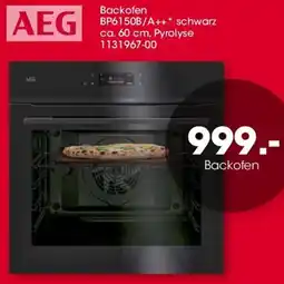 Möbel Martin AEG Backofen BP6150B/A++ Angebot