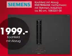 Möbel Martin SIEMENS Kochfeld mit Abzug Angebot