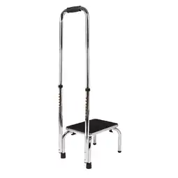 Netto Marken-Discount Vital Comfort Trittstufe mit höhenverstellbarem Haltegriff, chrom, 88 - 108 cm Angebot