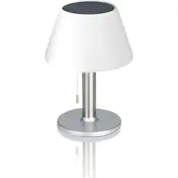 Netto Marken-Discount EASYmaxx Solar-Tischleuchte 3,7V Edelstahl/weiß Angebot