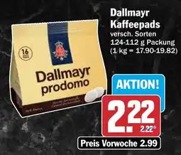 HIT Dallmayr Kaffeepads Angebot