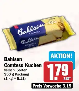 HIT Bahlsen Comtess Kuchen Angebot