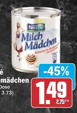 HIT Nestle Milch Mädchen Angebot