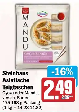 HIT Steinhaus Asiatische Teigtaschen Angebot