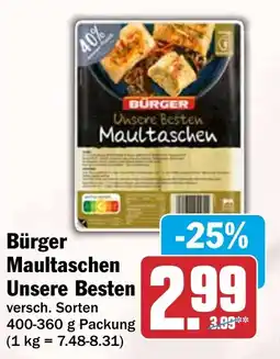 HIT Bürger Maultaschen Unsere Besten Angebot