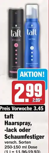 HIT taft Haarspray, -lack oder Schaumfestiger Angebot