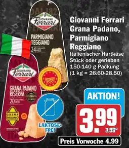 HIT Giovanni Ferrari Grana Padano, Parmigiano Reggiano Angebot