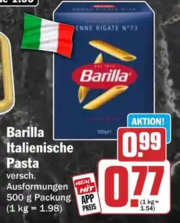 HIT Barilla Italienische Pasta Angebot