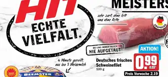 HIT Deutsches frisches Schweinefilet Angebot