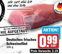 HIT Deutsches frisches Schweinefilet Angebot