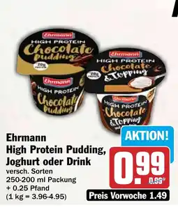HIT Ehrmann High Protein Pudding Angebot