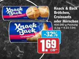 HIT Knack Back Brötchen, Croissants oder Hörnchen Angebot