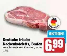 HIT Deutsche frische Nackenkoteletts, Braten Angebot