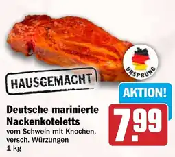 HIT Deutsche marinierte Nackenkoteletts Angebot